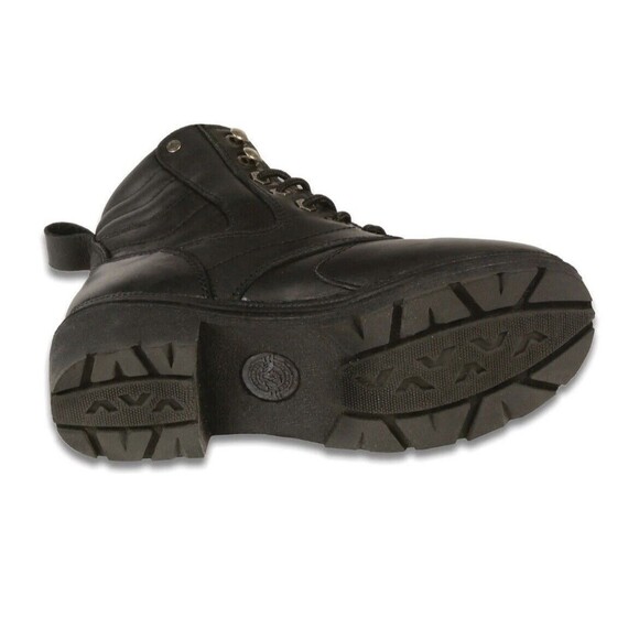 Milwaukee Leather Women’s Side Zipper Plain Toe Boot - MBL9320 Size 8 - Picture 4 of 10